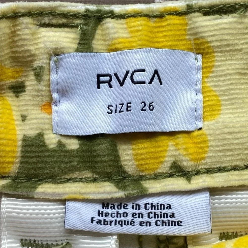 RVCA Belle Corduroy Shorts